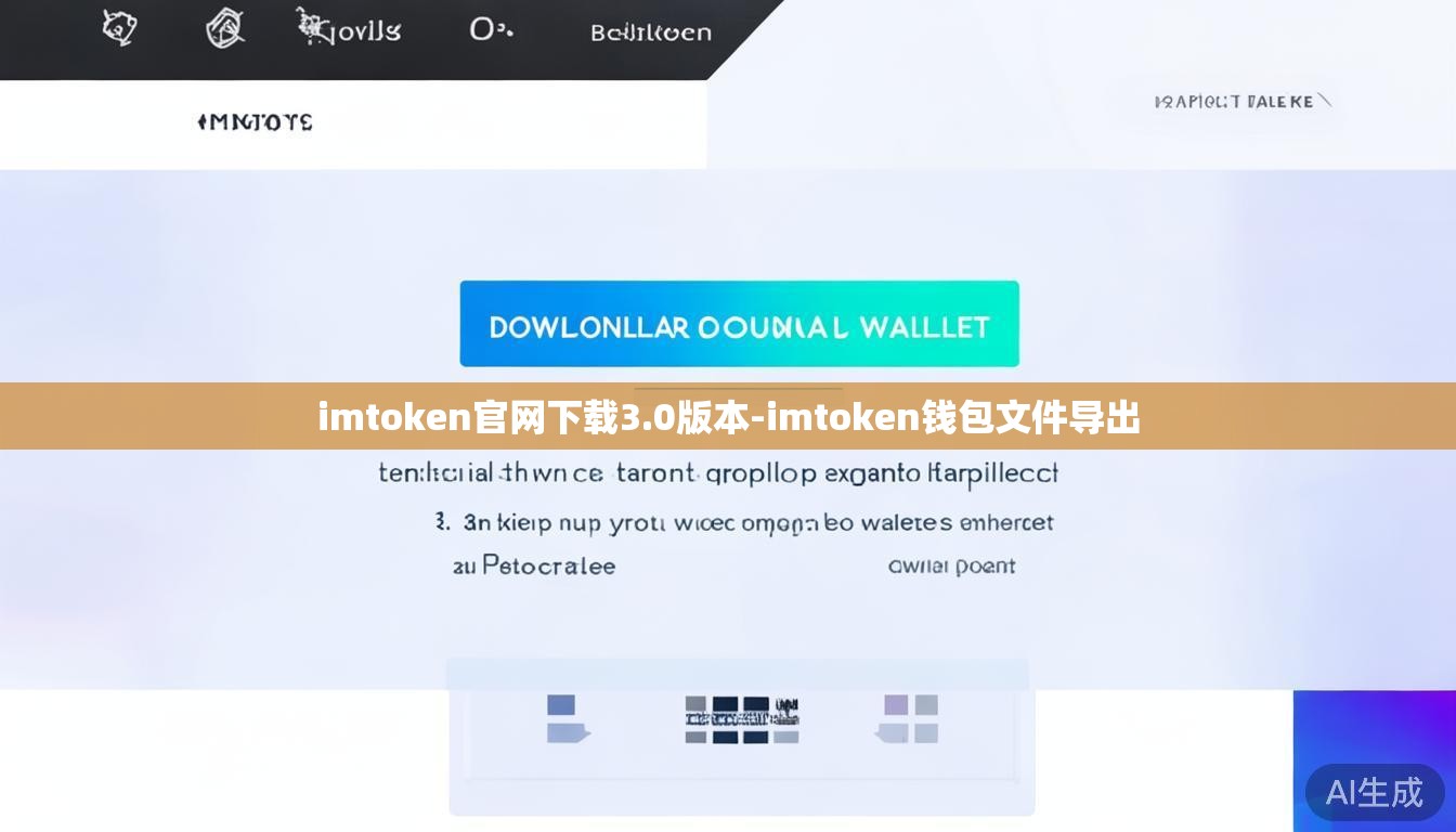 imtoken官网下载3.0版本-imtoken钱包文件导出