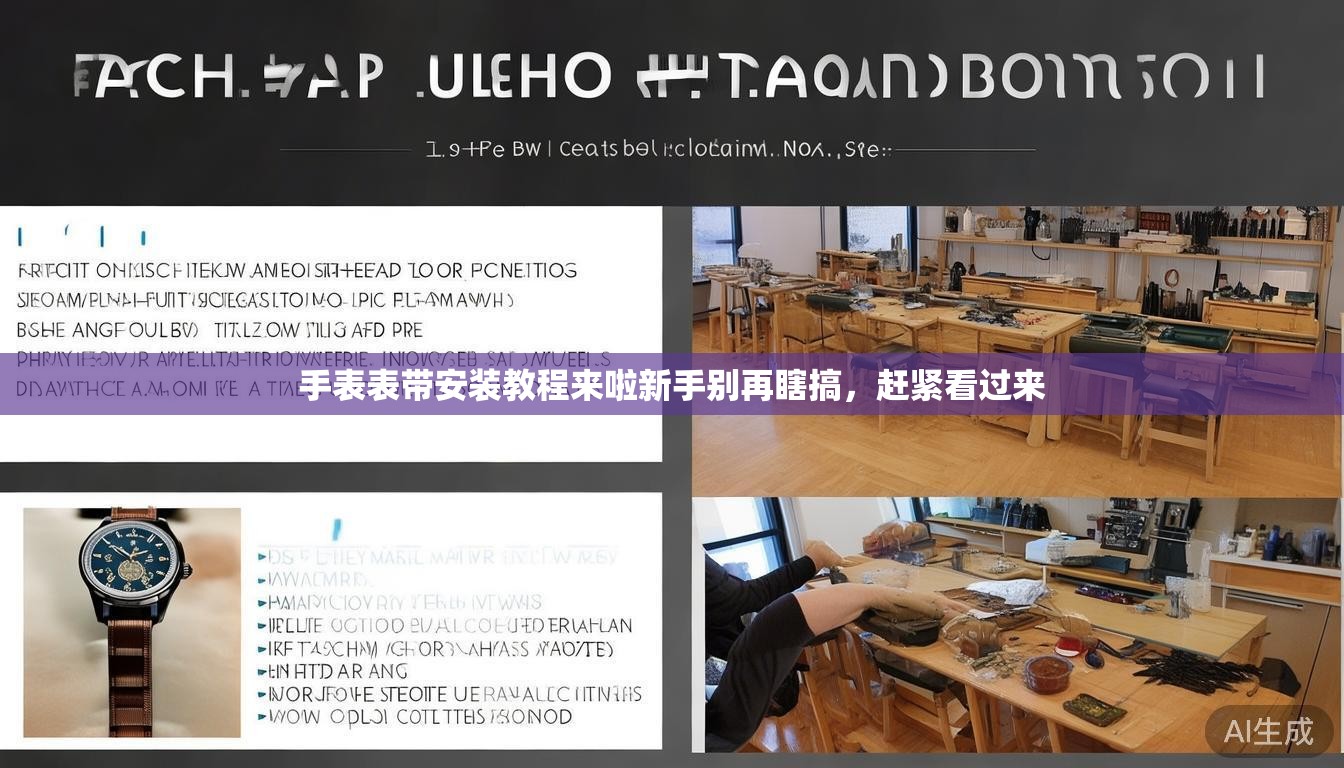 手表表带安装教程来啦新手别再瞎搞，赶紧看过来