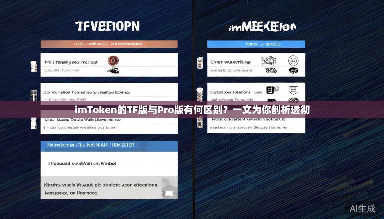imToken的TF版与Pro版有何区别?一文为你剖析透彻 imToken的TF版与Pro版有何区别?一文为你剖析透彻