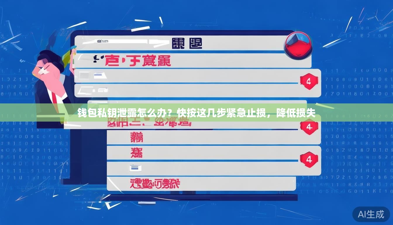钱包私钥泄露怎么办?快按这几步紧急止损,降低损失 钱包私钥泄露怎么办?快按这几步紧急止损,降低损失