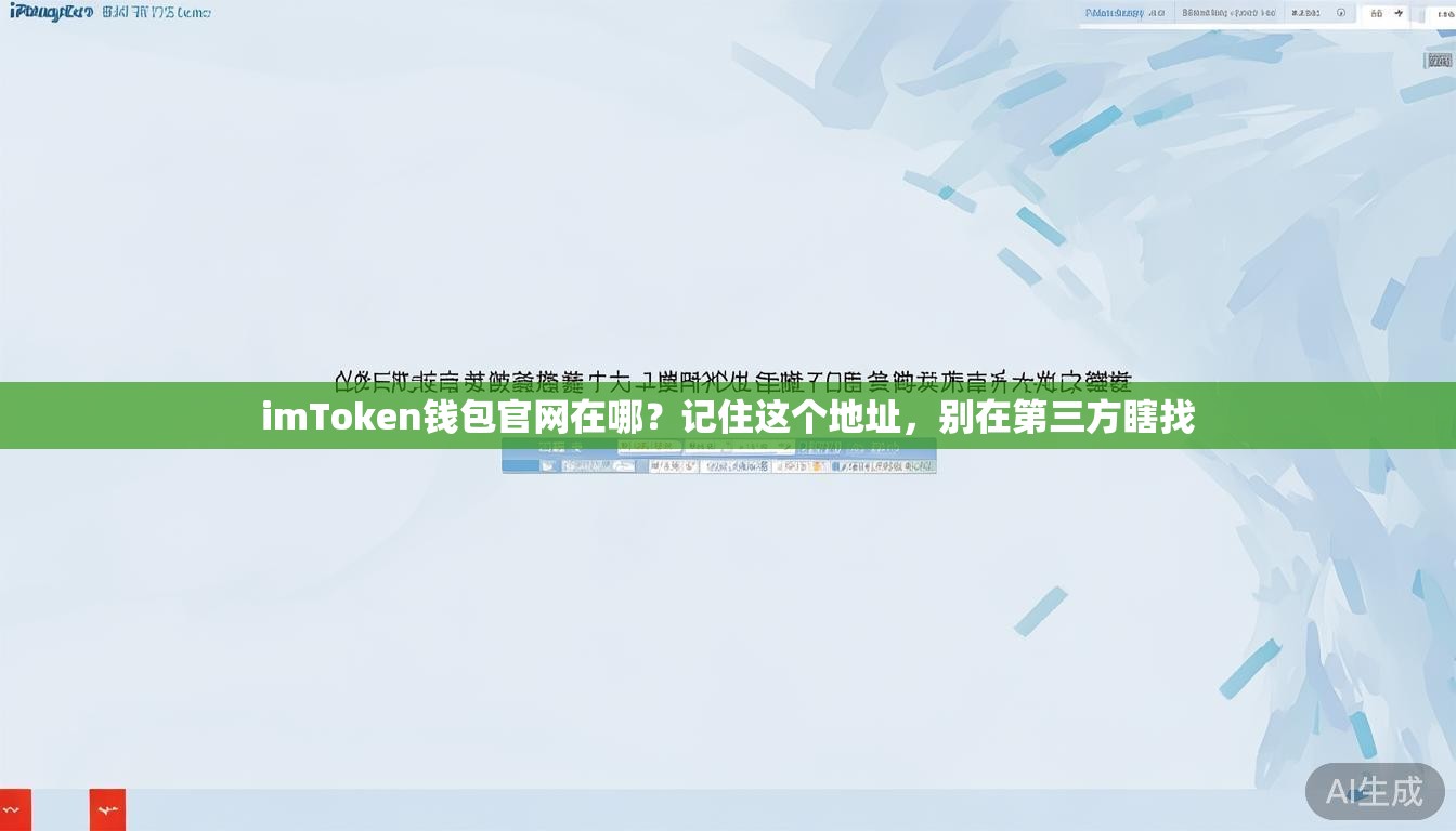 imToken钱包官网在哪?记住这个地址,别在第三方瞎找 imToken钱包官网在哪?记住这个地址,别在第三方瞎找
