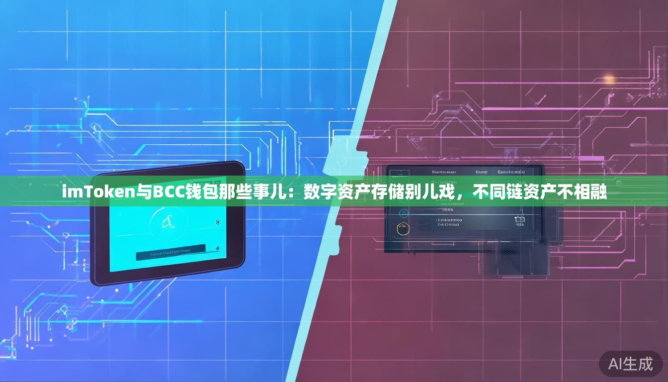 imToken与BCC钱包那些事儿：数字资产存储别儿戏，不同链资产不相融