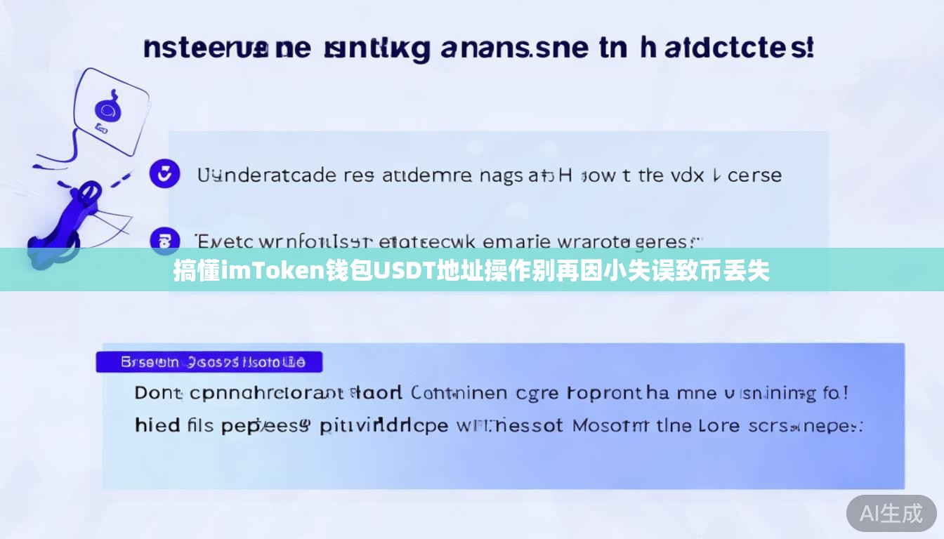 搞懂imToken钱包USDT地址操作别再因小失误致币丢失