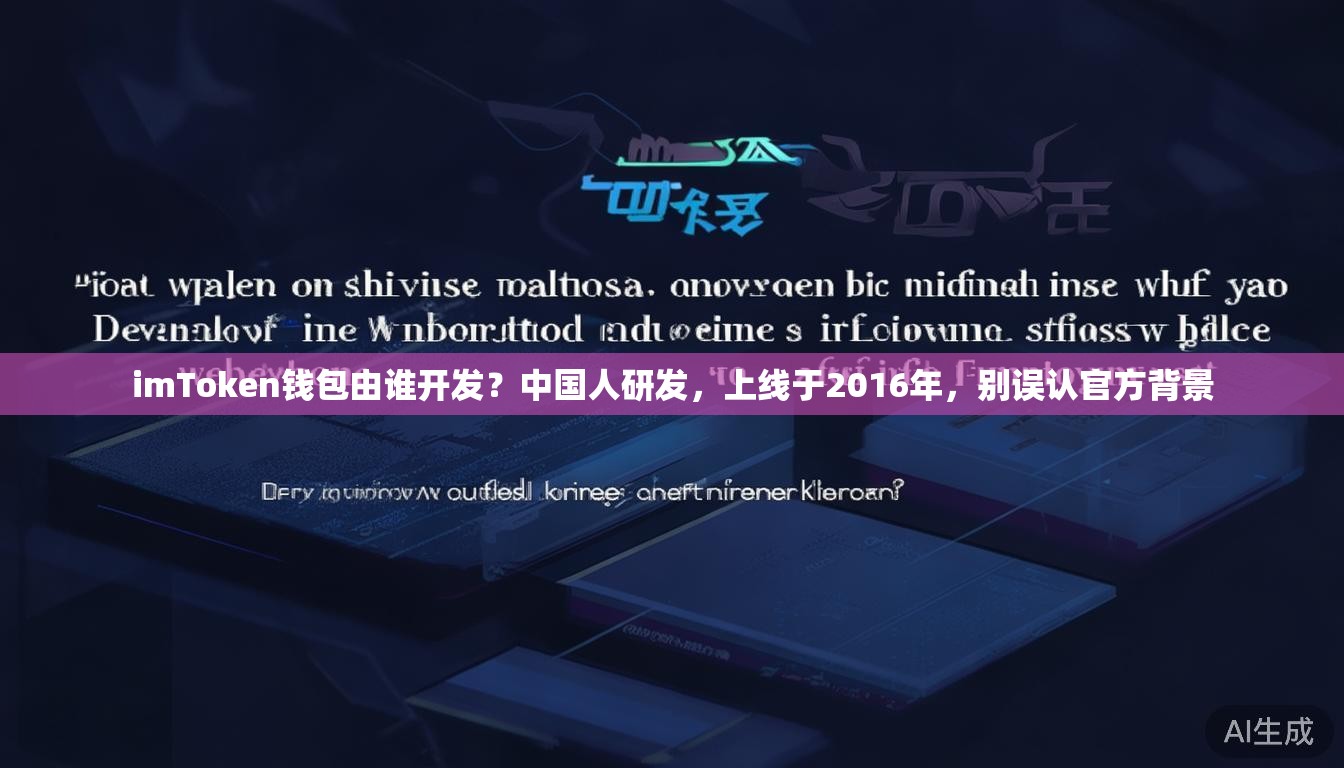imToken钱包由谁开发？中国人研发，上线于2016年，别误认官方背景