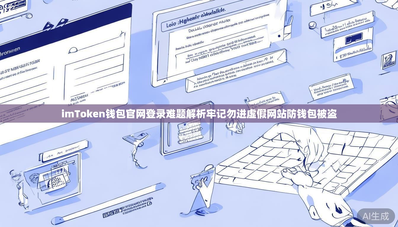 imToken钱包官网登录难题解析牢记勿进虚假网站防钱包被盗