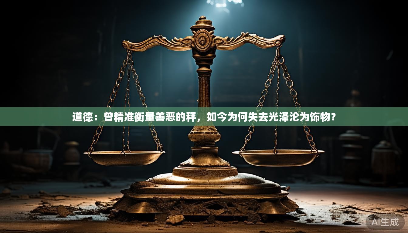 道德：曾精准衡量善恶的秤，如今为何失去光泽沦为饰物？