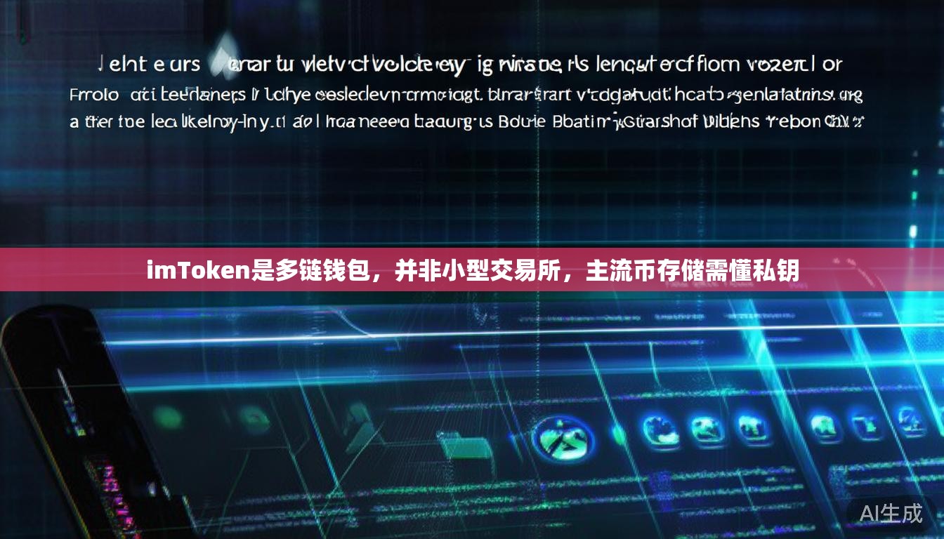 imToken是多链钱包,并非小型交易所,主流币存储需懂私钥 imToken是多链钱包,并非小型交易所,主流币存储需懂私钥