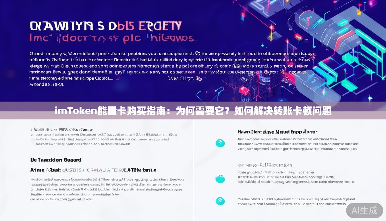 imToken能量卡购买指南:为何需要它?如何解决转账卡顿问题 imToken能量卡购买指南:为何需要它?如何解决转账卡顿问题