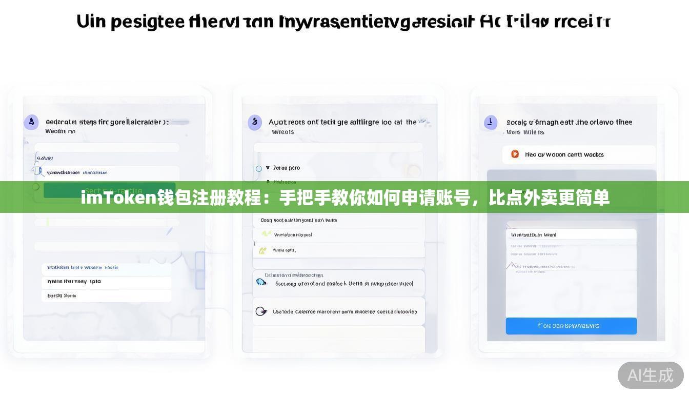 imToken钱包注册教程：手把手教你如何申请账号，比点外卖更简单