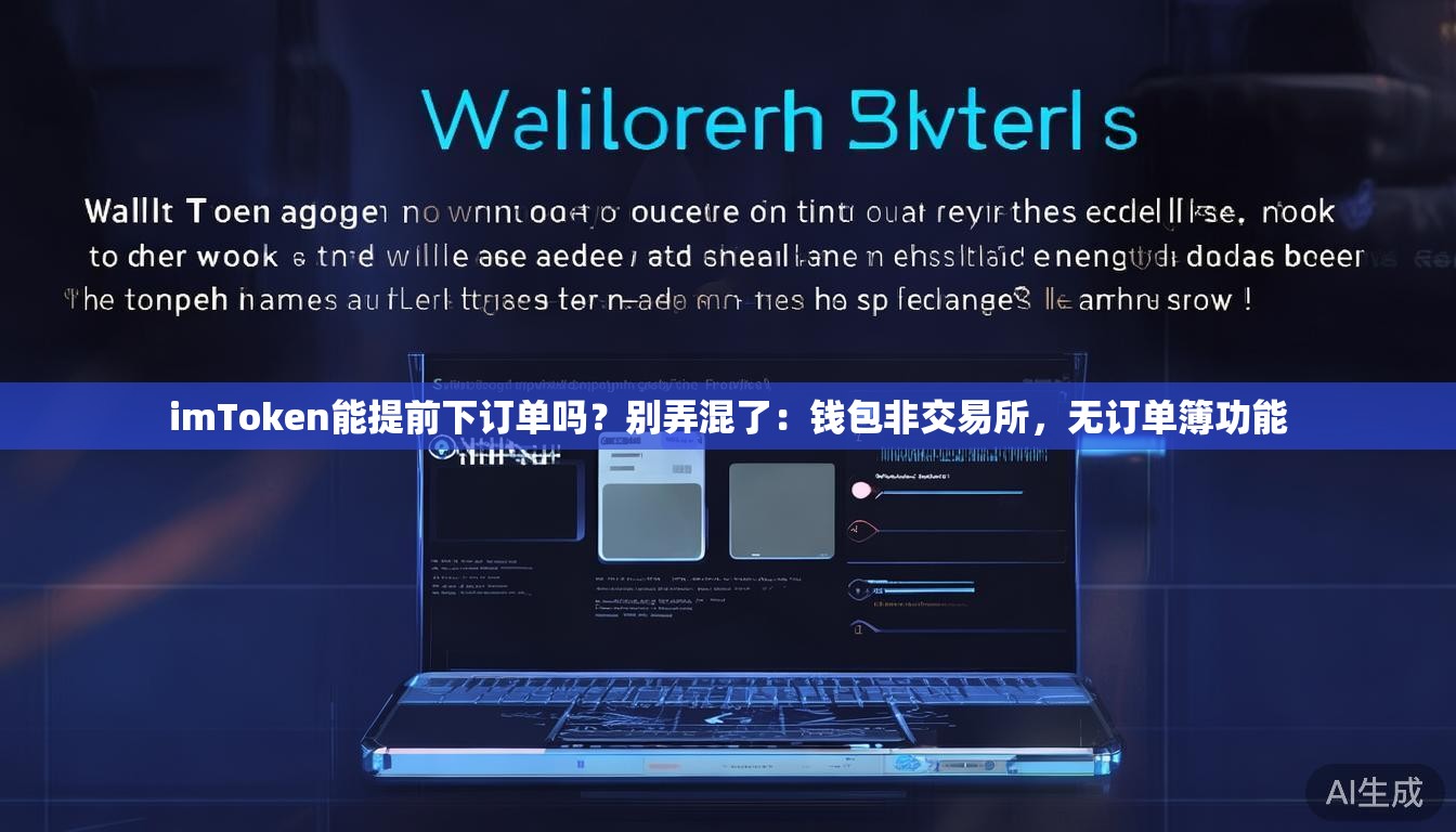 imToken能提前下订单吗？别弄混了：钱包非交易所，无订单簿功能