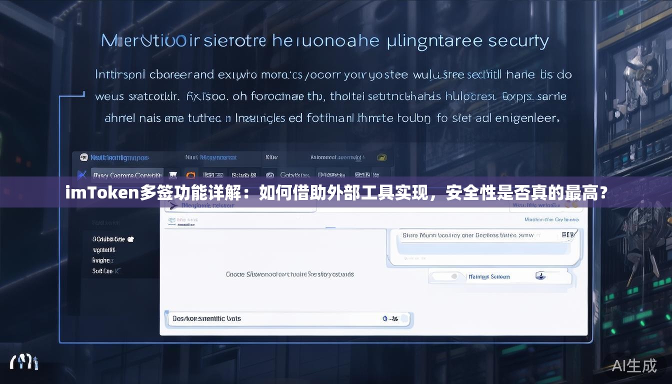 imToken多签功能详解:如何借助外部工具实现,安全性是否真的最高? imToken多签功能详解:如何借助外部工具实现,安全性是否真的最高?
