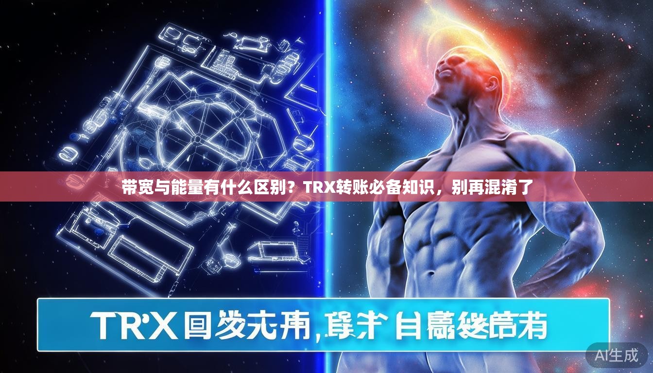 带宽与能量有什么区别？TRX转账必备知识，别再混淆了