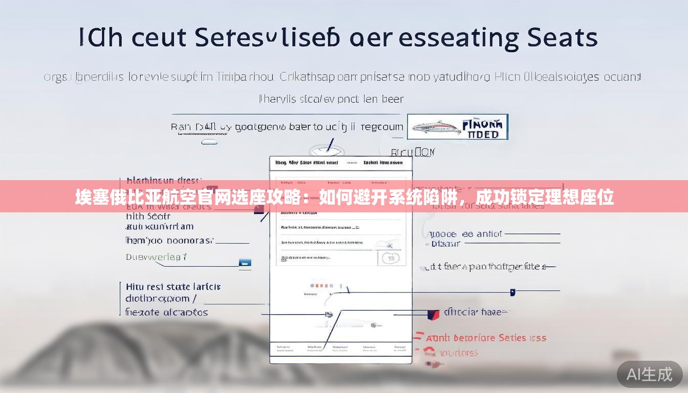 埃塞俄比亚航空官网选座攻略:如何避开系统陷阱,成功锁定理想座位 埃塞俄比亚航空官网选座攻略:如何避开系统陷阱,成功锁定理想座位