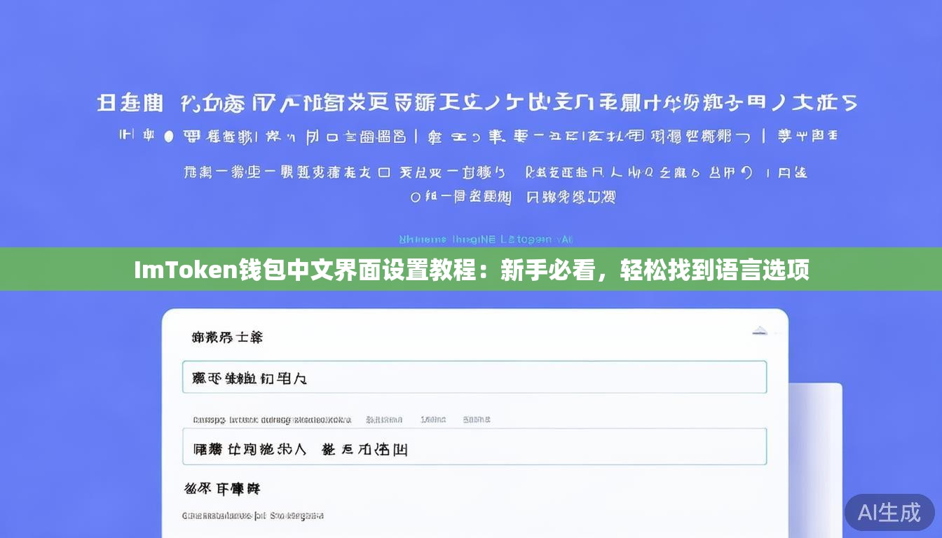 ImToken钱包中文界面设置教程:新手必看,轻松找到语言选项 ImToken钱包中文界面设置教程:新手必看,轻松找到语言选项