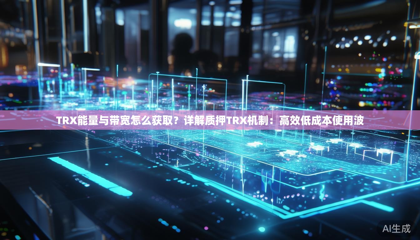 TRX能量与带宽怎么获取？详解质押TRX机制：高效低成本使用波