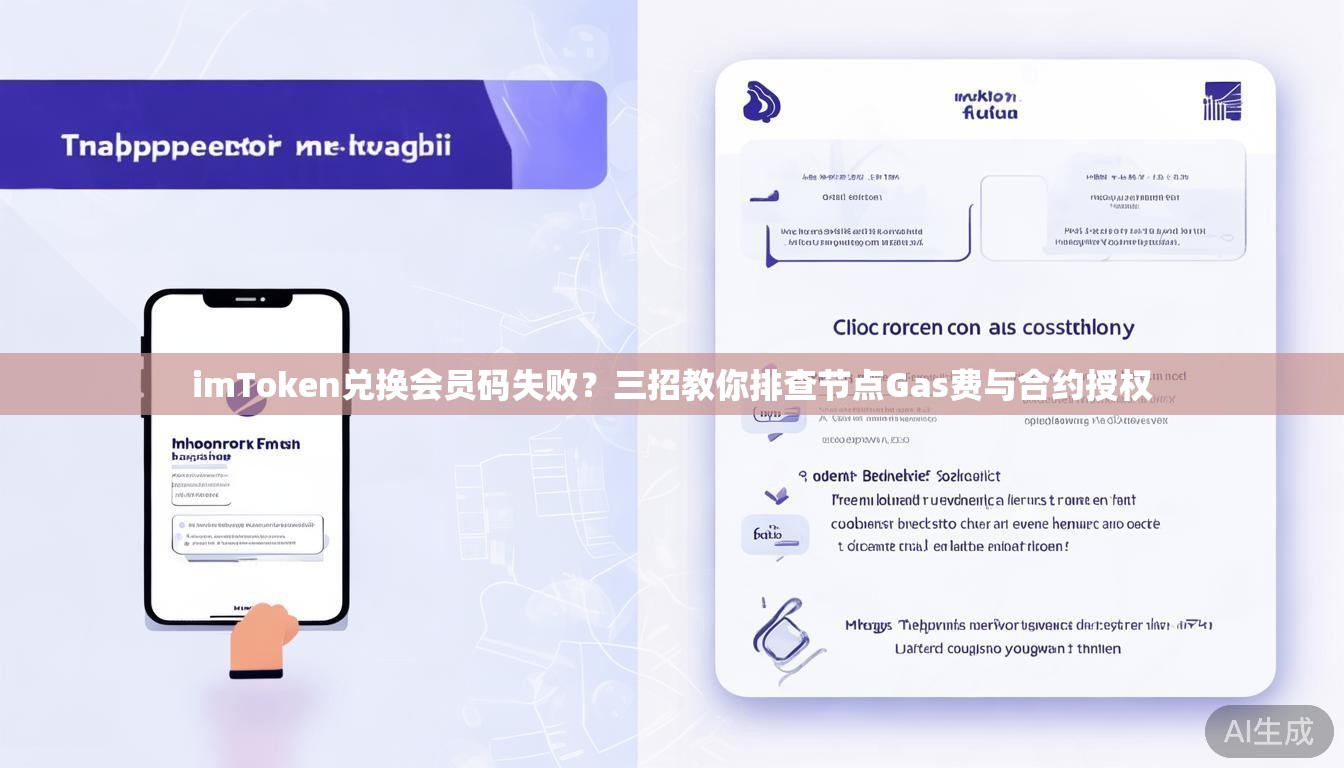 imToken兑换会员码失败？三招教你排查节点Gas费与合约授权