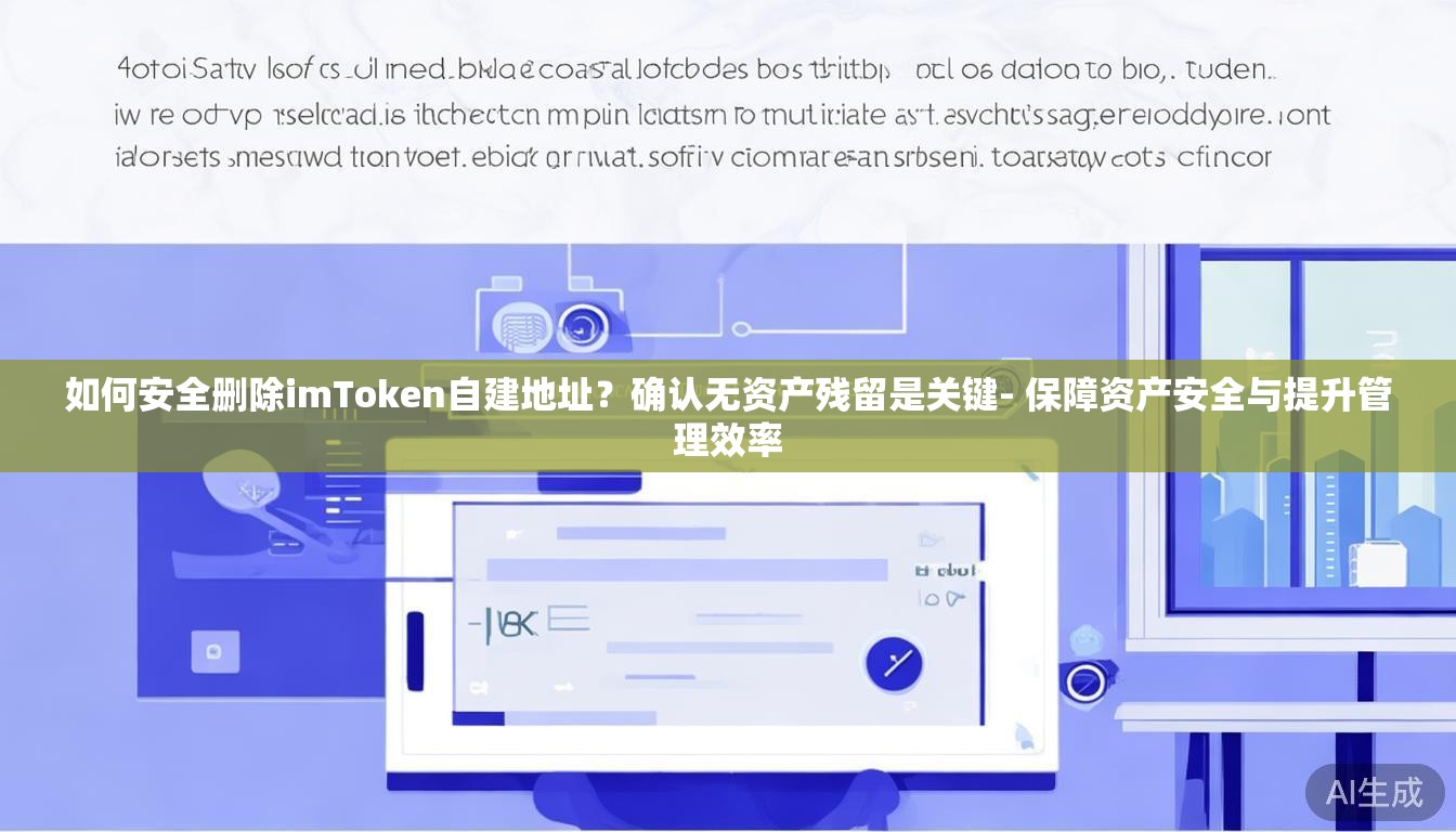 如何安全删除imToken自建地址？确认无资产残留是关键- 保障资产安全与提升管理效率