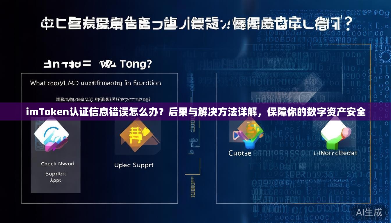 imToken认证信息错误怎么办?后果与解决方法详解,保障你的数字资产安全 imToken认证信息错误怎么办?后果与解决方法详解,保障你的数字资产安全