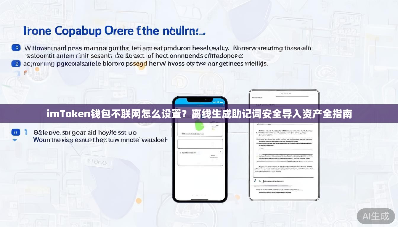 imToken钱包不联网怎么设置？离线生成助记词安全导入资产全指南