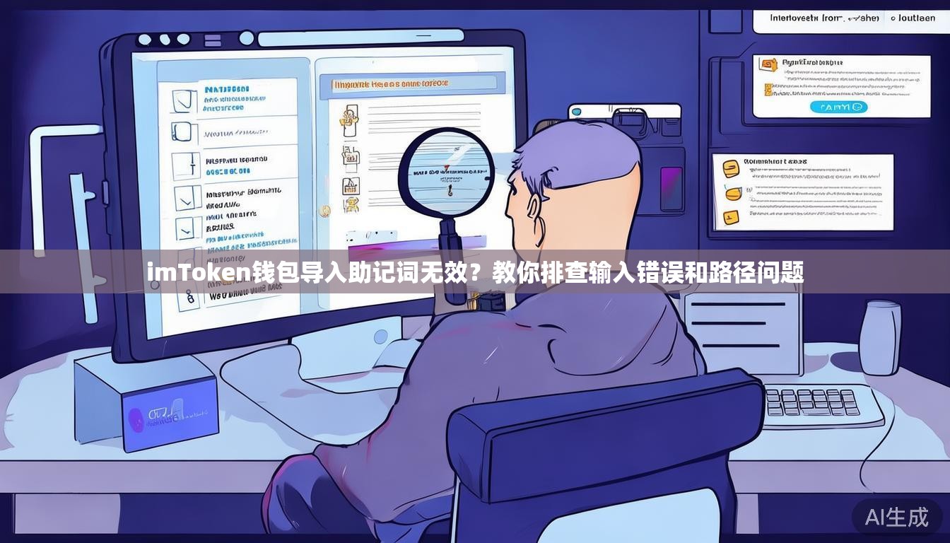 imToken钱包导入助记词无效?教你排查输入错误和路径问题 imToken钱包导入助记词无效?教你排查输入错误和路径问题