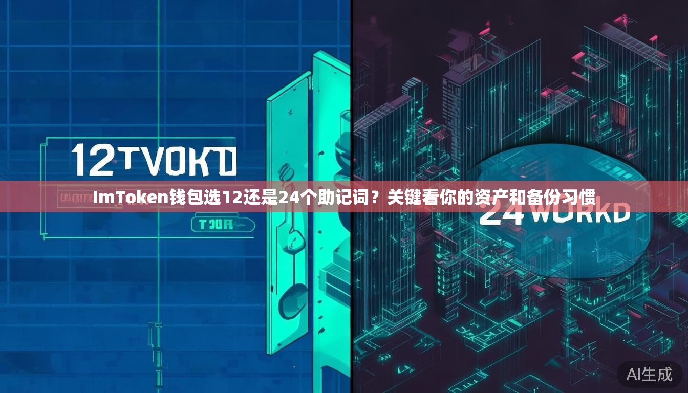 ImToken钱包选12还是24个助记词？关键看你的资产和备份习惯