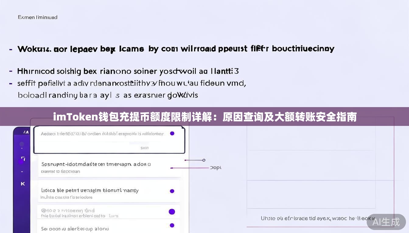 imToken钱包充提币额度限制详解:原因查询及大额转账安全指南 imToken钱包充提币额度限制详解:原因查询及大额转账安全指南