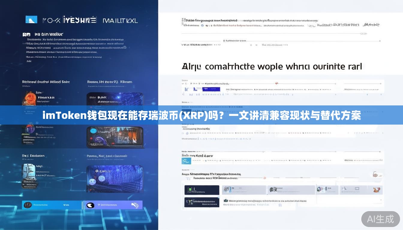 imToken钱包现在能存瑞波币(XRP)吗？一文讲清兼容现状与替代方案
