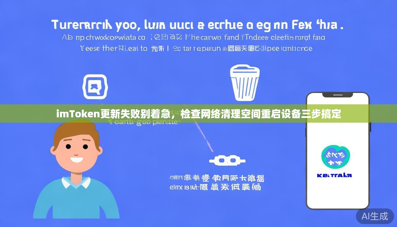 imToken更新失败别着急，检查网络清理空间重启设备三步搞定