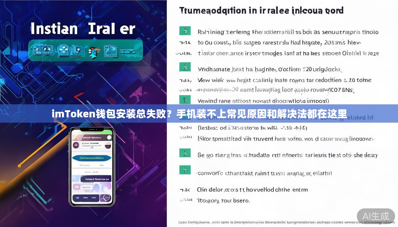 imToken钱包安装总失败？手机装不上常见原因和解决法都在这里