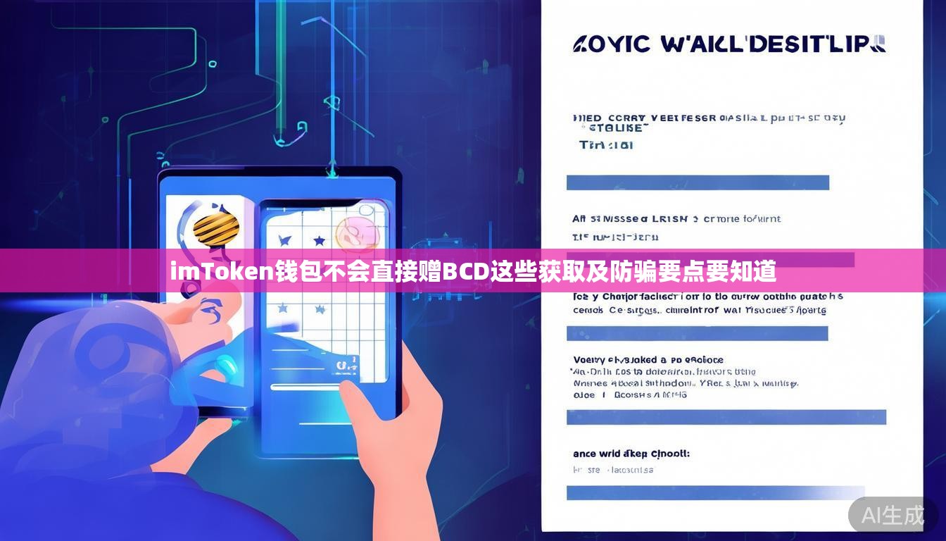 imToken钱包不会直接赠BCD这些获取及防骗要点要知道
