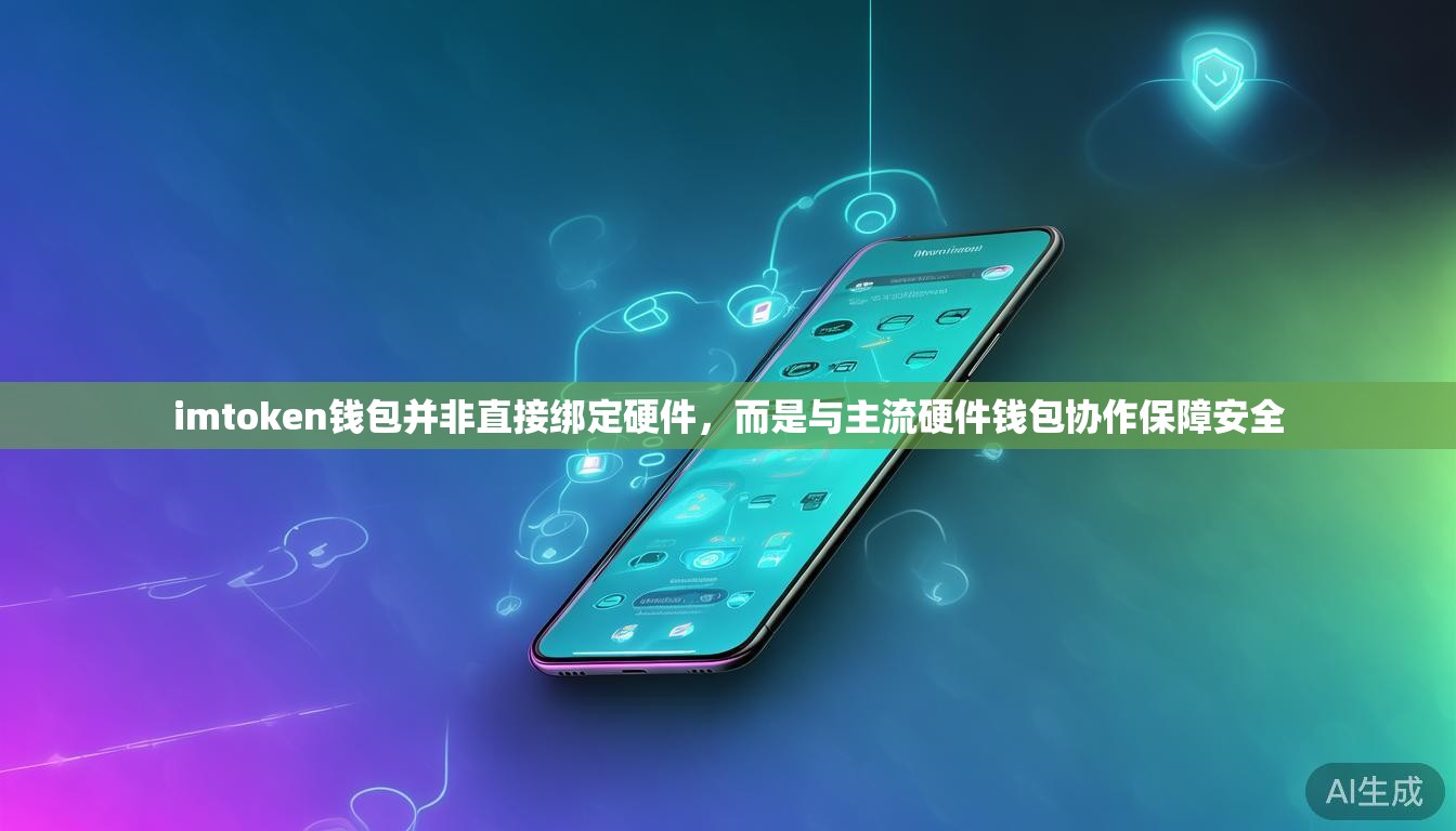 imtoken钱包并非直接绑定硬件，而是与主流硬件钱包协作保障安全