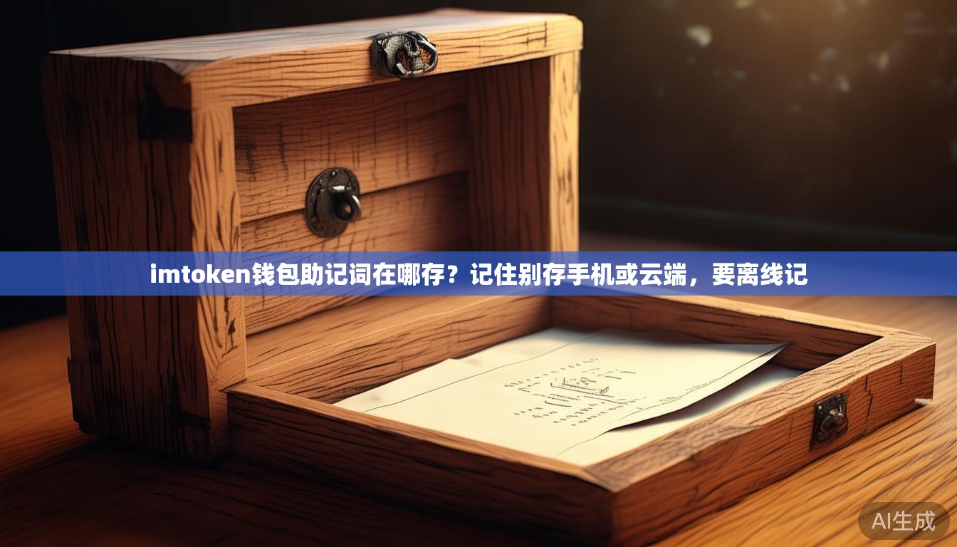 imtoken钱包助记词在哪存？记住别存手机或云端，要离线记