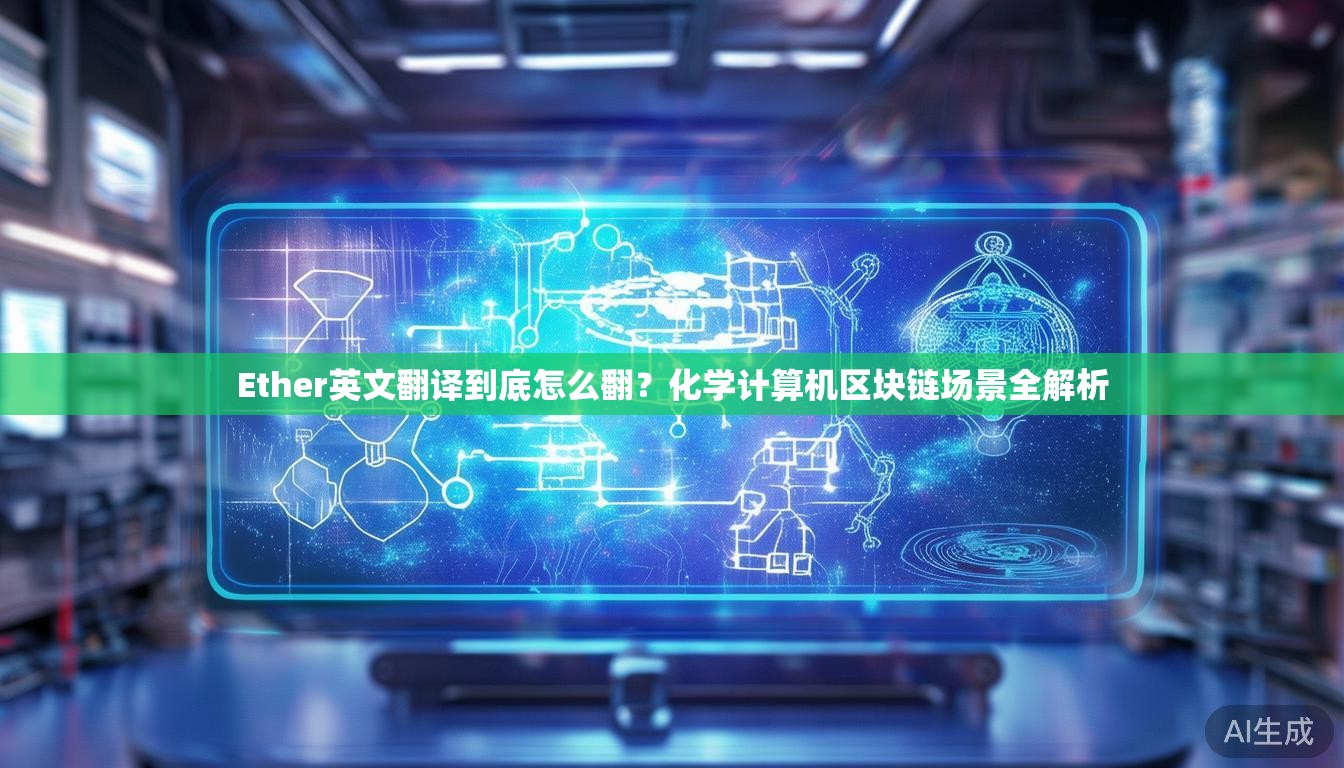 Ether英文翻译到底怎么翻？化学计算机区块链场景全解析