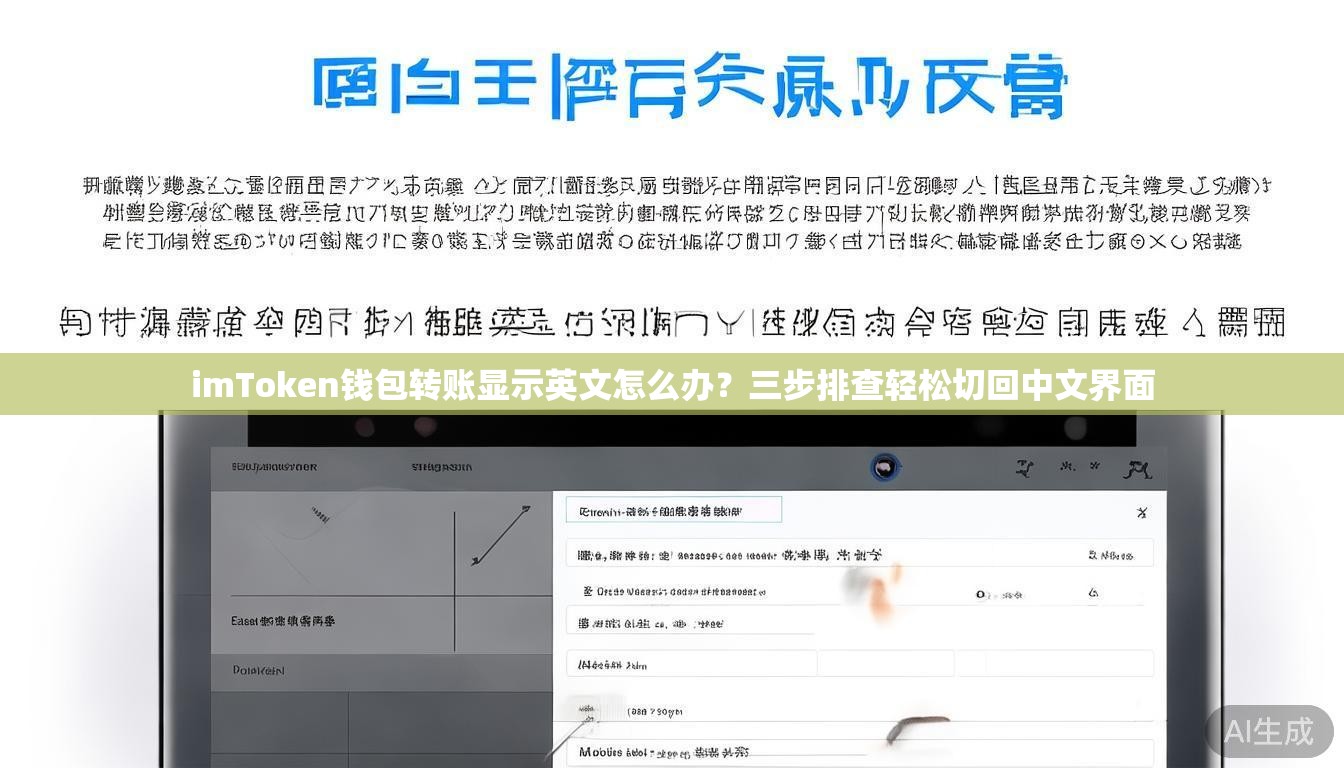 imToken钱包转账显示英文怎么办？三步排查轻松切回中文界面