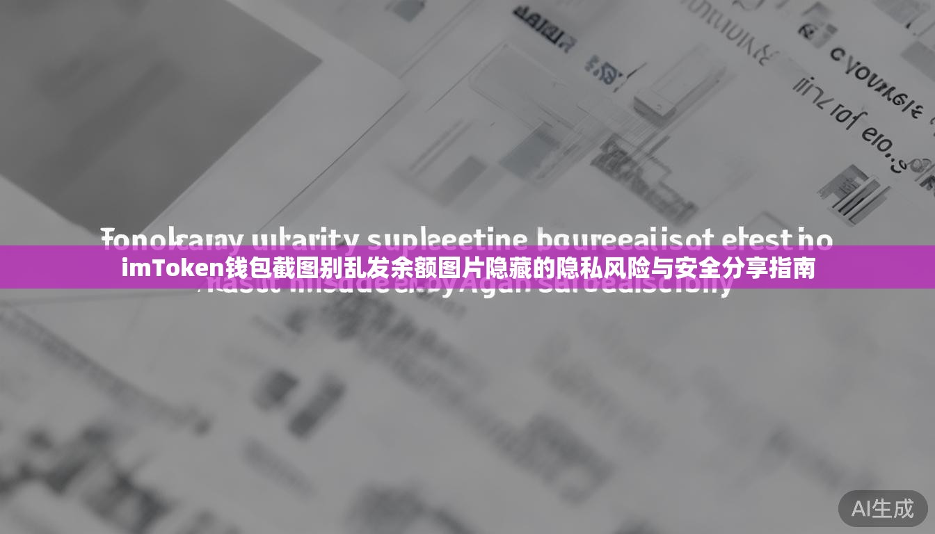 imToken钱包截图别乱发余额图片隐藏的隐私风险与安全分享指南 imToken钱包截图别乱发余额图片隐藏的隐私风险与安全分享指南
