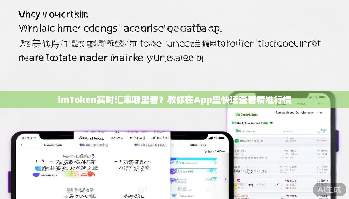 imToken实时汇率哪里看?教你在App里快速查看精准行情 imToken实时汇率哪里看?教你在App里快速查看精准行情