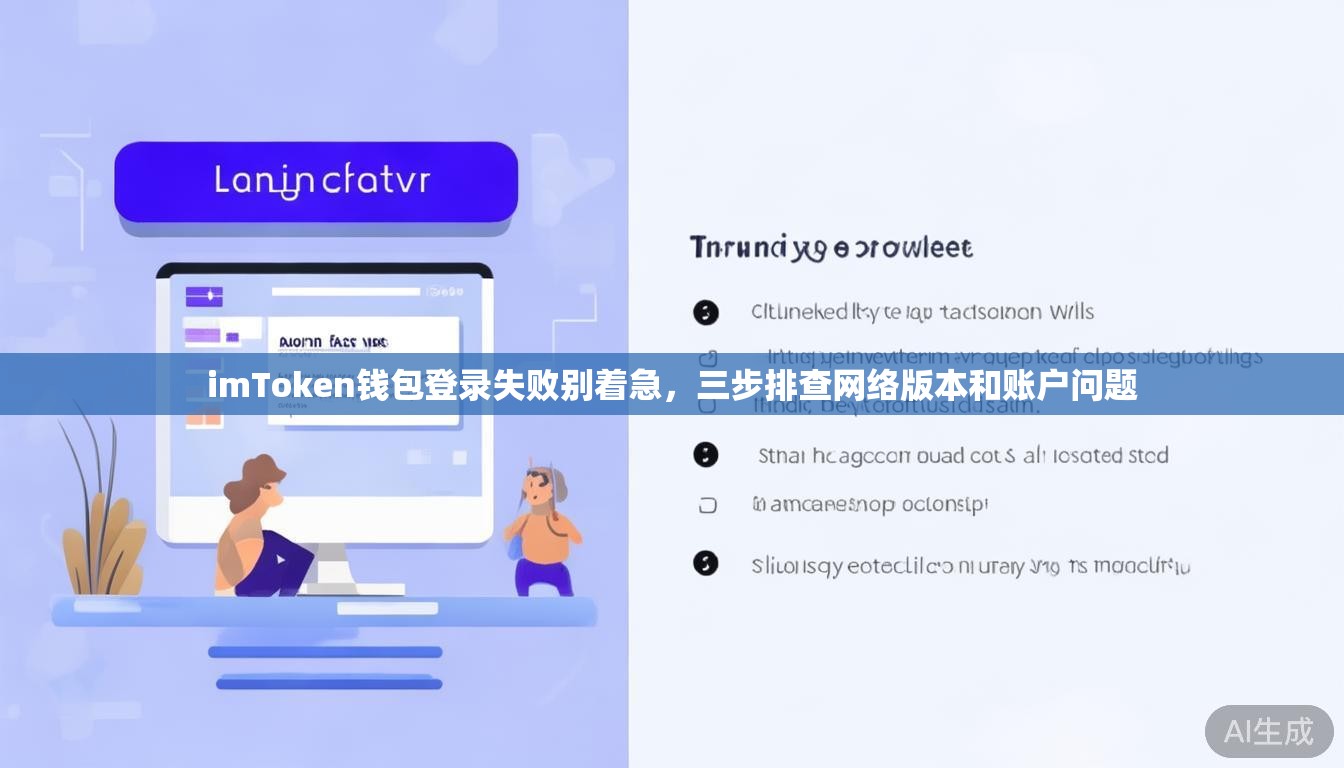 imToken钱包登录失败别着急，三步排查网络版本和账户问题