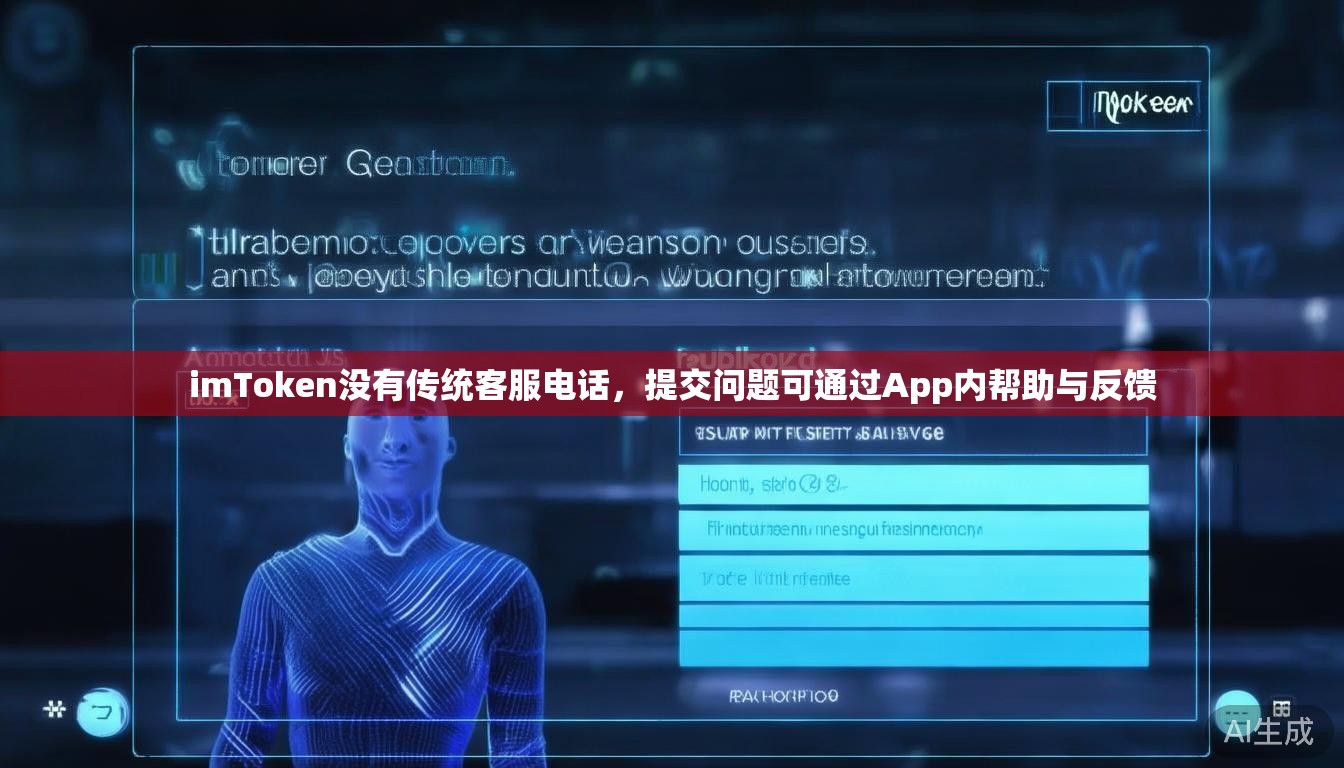 imToken没有传统客服电话，提交问题可通过App内帮助与反馈