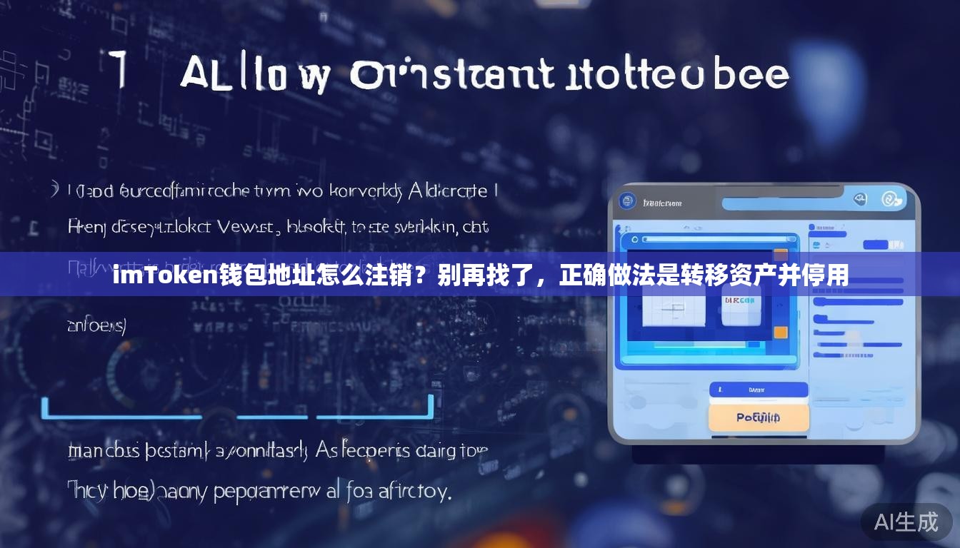 imToken钱包地址怎么注销？别再找了，正确做法是转移资产并停用