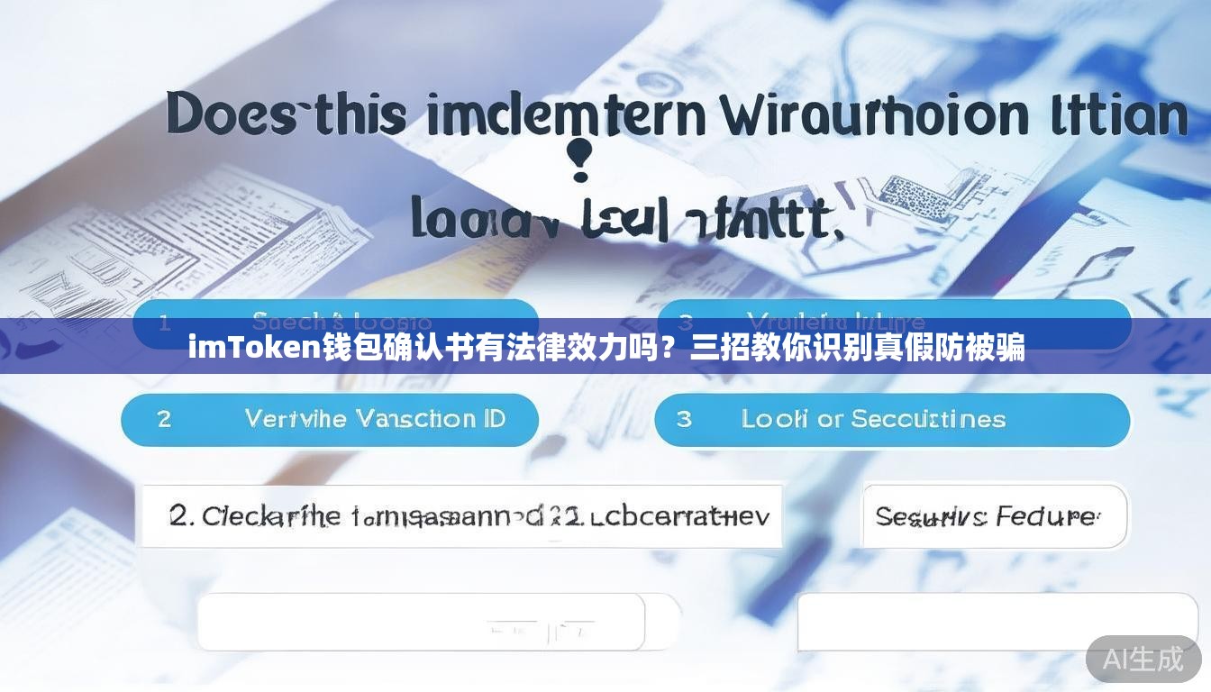 imToken钱包确认书有法律效力吗？三招教你识别真假防被骗