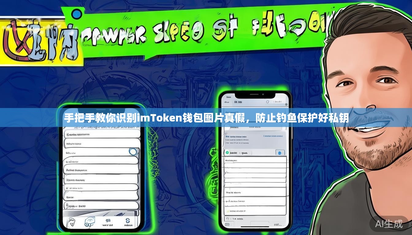 手把手教你识别imToken钱包图片真假，防止钓鱼保护好私钥