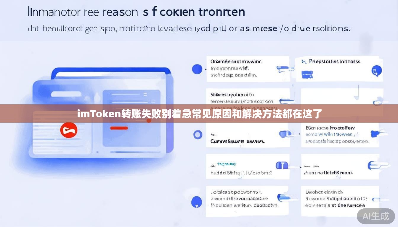 imToken转账失败别着急常见原因和解决方法都在这了