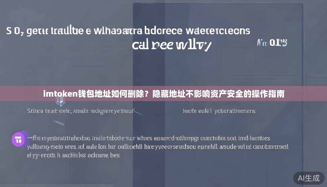 imtoken钱包地址如何删除？隐藏地址不影响资产安全的操作指南