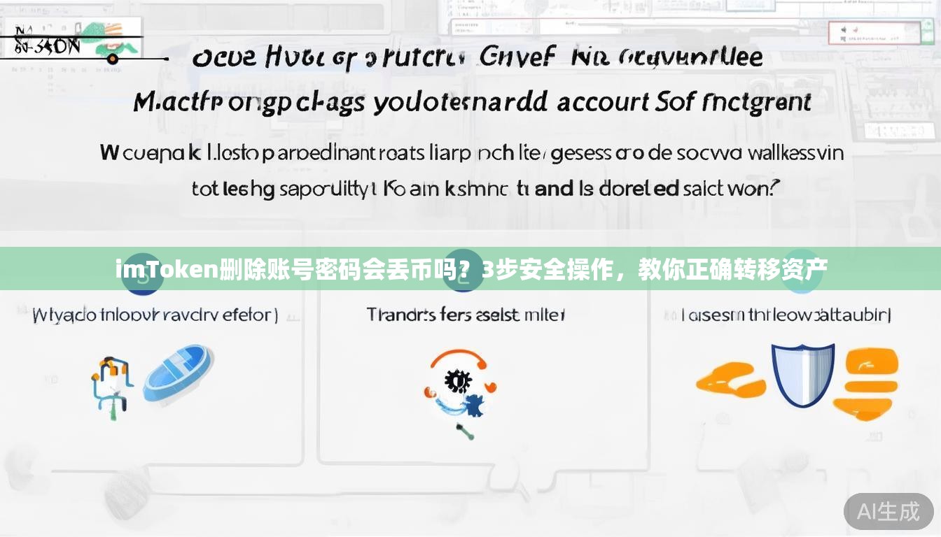 imToken删除账号密码会丢币吗？3步安全操作，教你正确转移资产